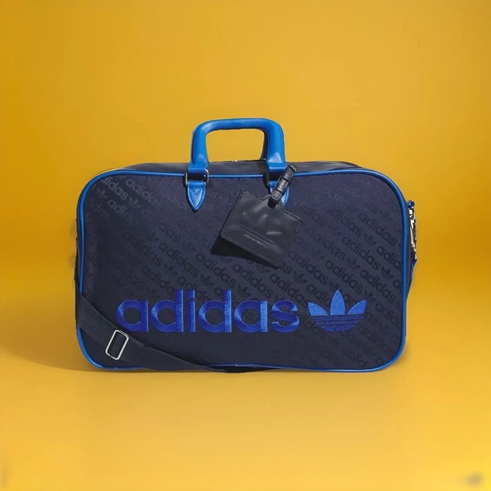 Adidas‎ Originals Holdall Golf Sport Boston Bag Indigo Blue Rare Jd6638